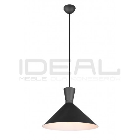 Lampa wisząca czarna Pelikan Wide