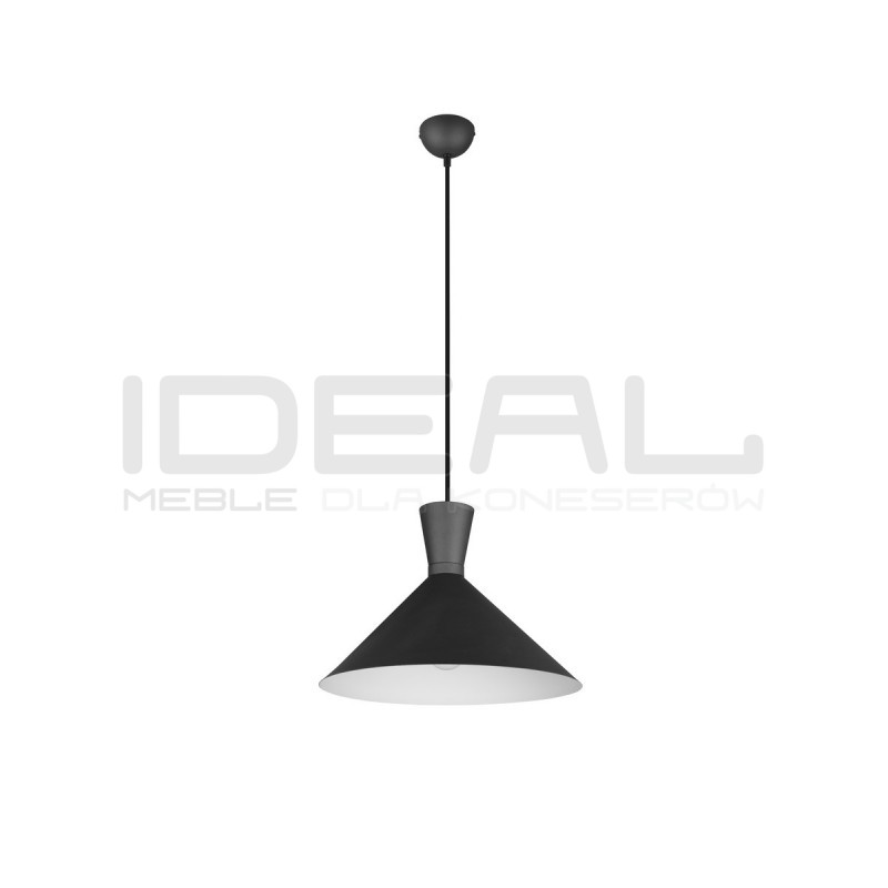 Lampa wisząca czarna Pelikan Wide