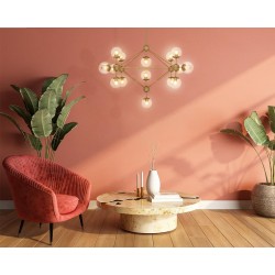 Lampa wisząca Planetario ASTRIFERO 15 złota