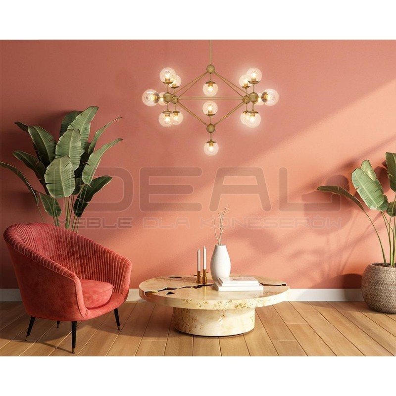 Lampa wisząca Planetario ASTRIFERO 15 złota