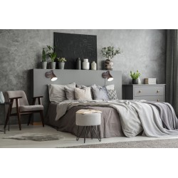 Kinkiet Pelikan z włącznikiem czarny