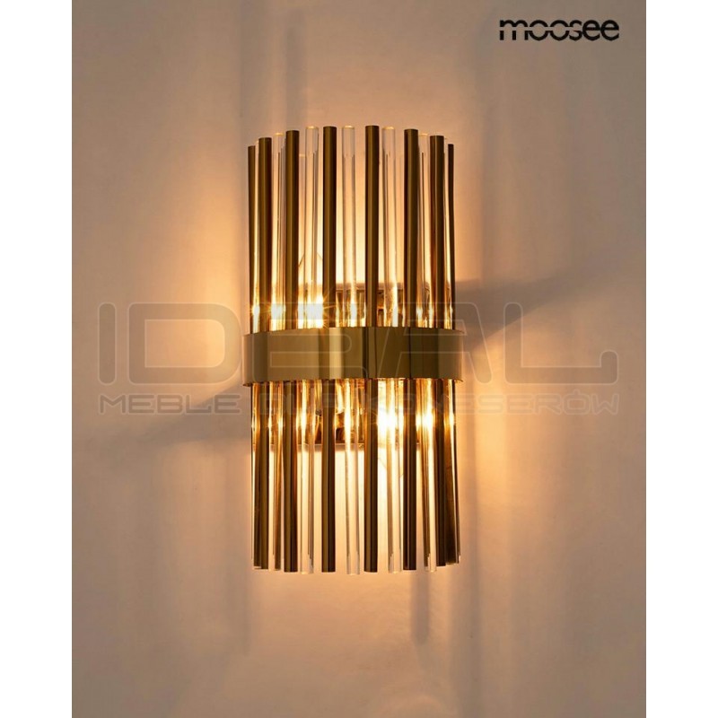 Kinkiet glemour GARDA złoty