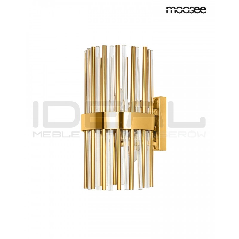 Kinkiet glemour GARDA złoty