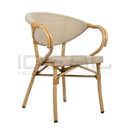 Krzesło Boho Bistro Paris rattanowe