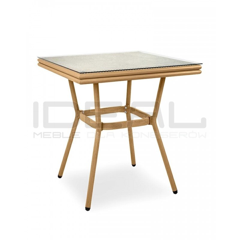 Stół Boho Bistro Paris rattan