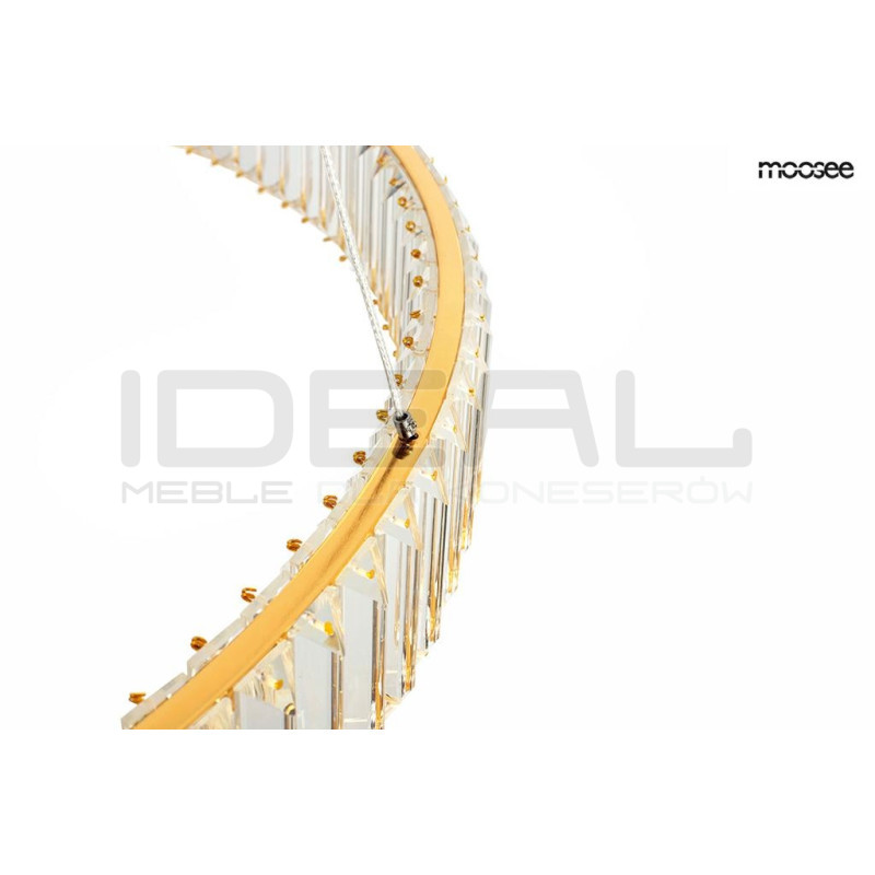 Lampa wisząca glamour LIBERTY 100 złota