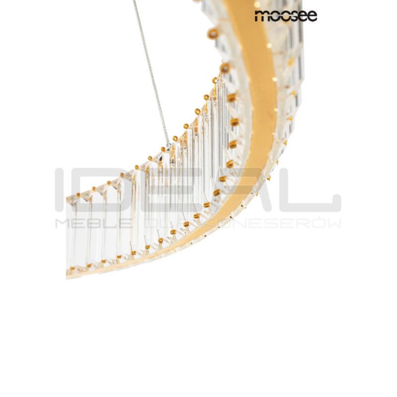 Lampa wisząca glamour LIBERTY 100 złota