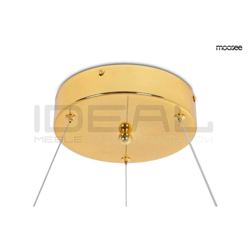 Lampa wisząca glamour LIBERTY 100 złota