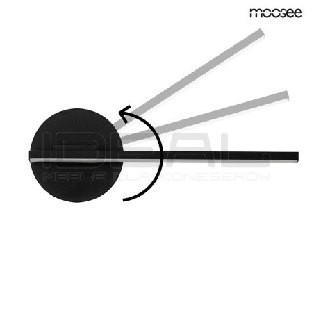 Kinkiet HORIZON czarny