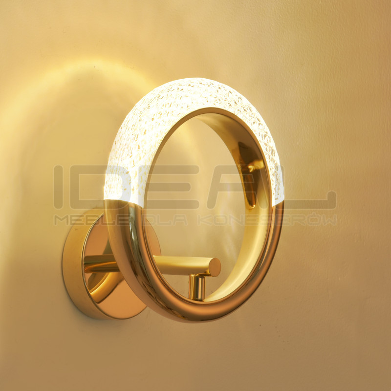 KINKIET glamour JEWEL Ring 21 złoty