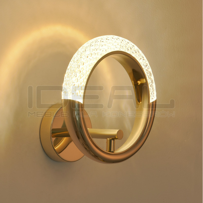 KINKIET glamour JEWEL Ring 21 złoty