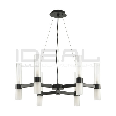 Lampa wisząca czarna Candela 6 ramienna 70