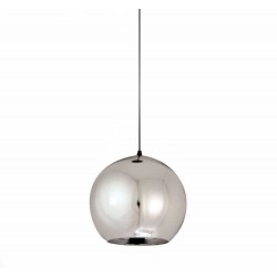 Lampa wisząca glamour srebrna chrom Mirror Bolla 40
