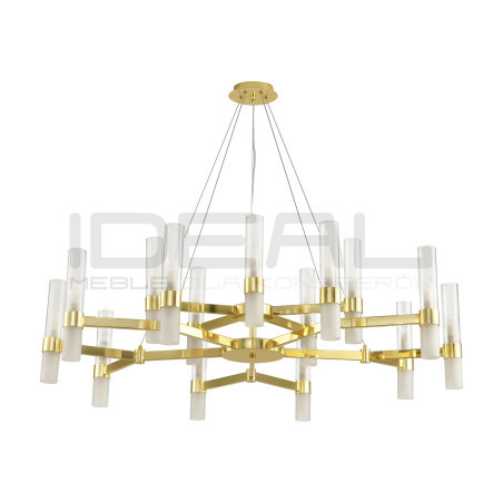 Lampa wisząca Candela 15 ramienna czarna 120