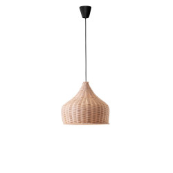 Lampa wisząca boho Woody rattan
