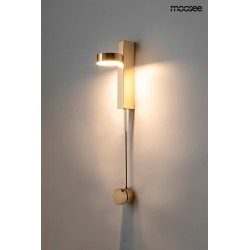 Kinkiet regulowany glamour CLARID złoty