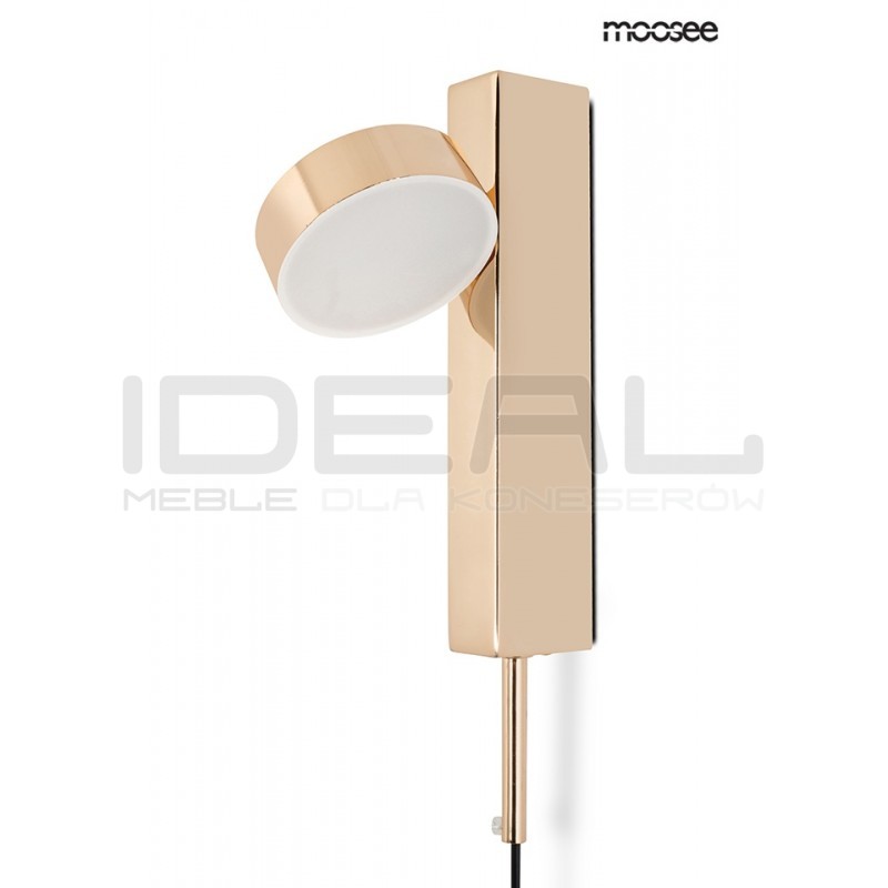 Kinkiet regulowany glamour CLARID złoty