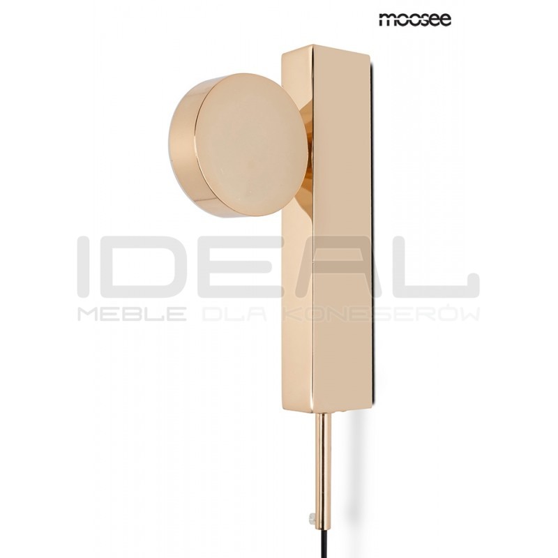 Kinkiet regulowany glamour CLARID złoty