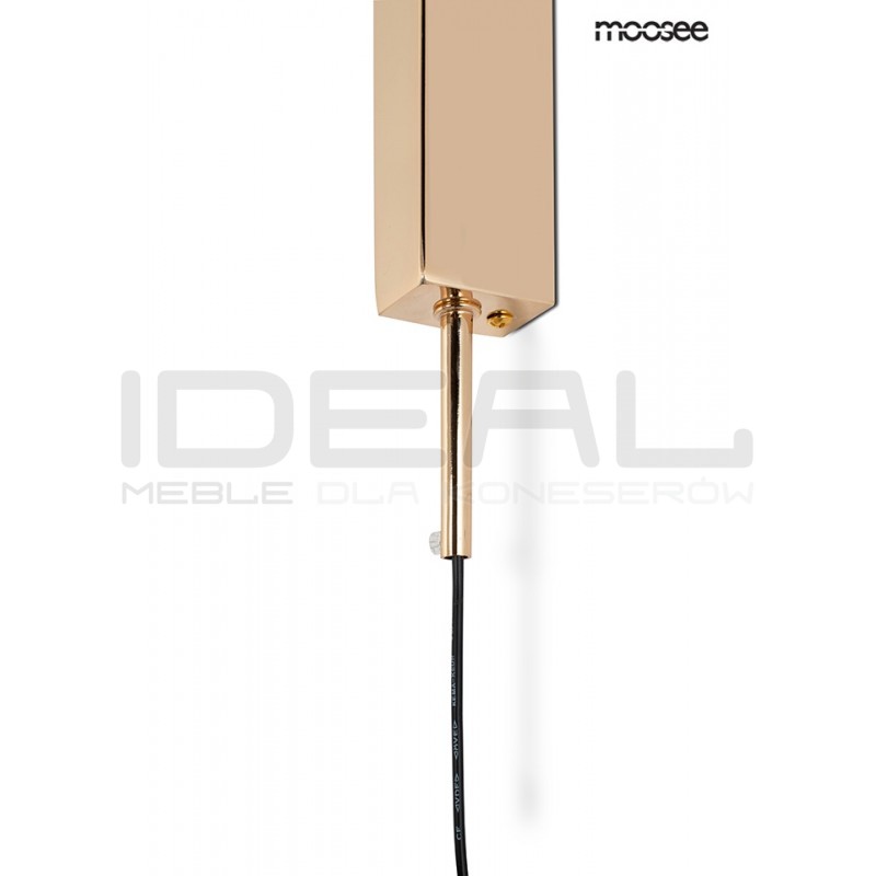 Kinkiet regulowany glamour CLARID złoty