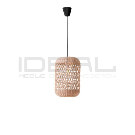 Lampa wisząca boho Banda Cylinder rattan