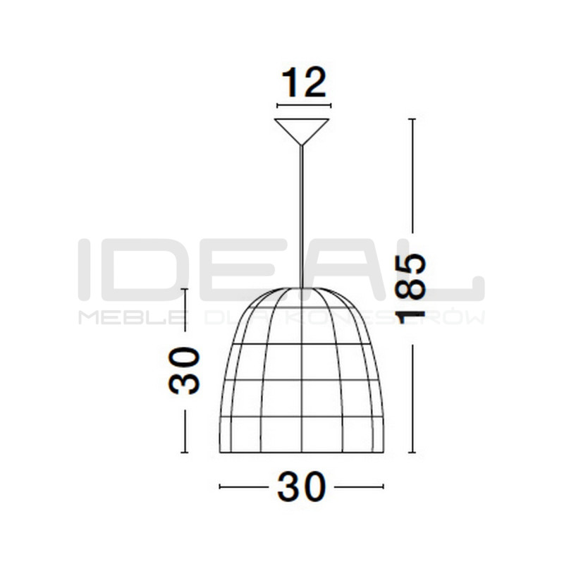 Lampa wisząca Boho HandMade Small rattan