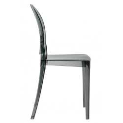 Krzesło przezroczyste dymione Victoria Inspirowane Victoria Ghost