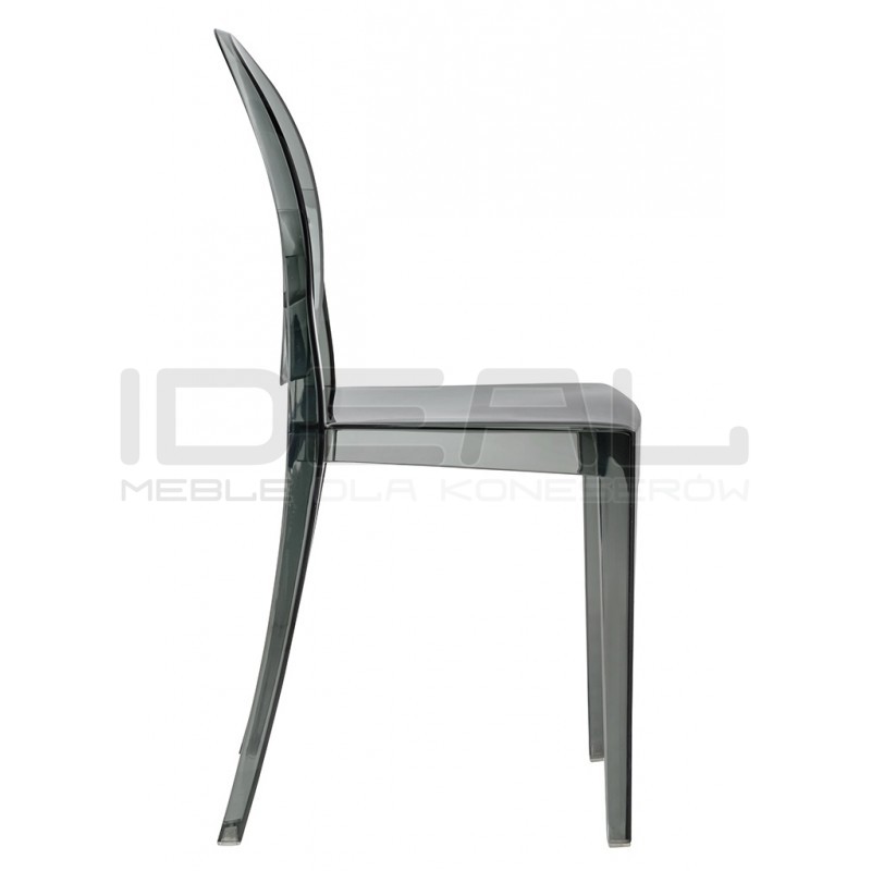 Krzesło przezroczyste dymione Victoria Inspirowane Victoria Ghost