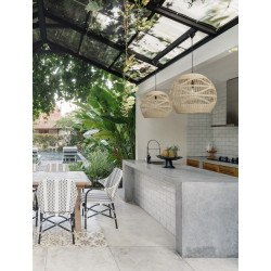 Lampa wisząca Boho HandMade ball rattan