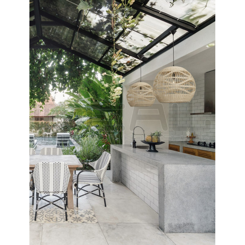 Lampa wisząca Boho HandMade ball rattan