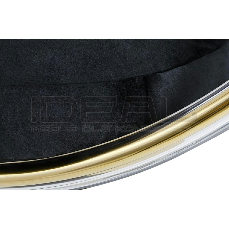 Fotel wiszący glamour BUBBLE GOLD