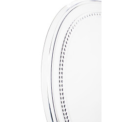 Krzesło glamour przezroczyste PRINCE ARM