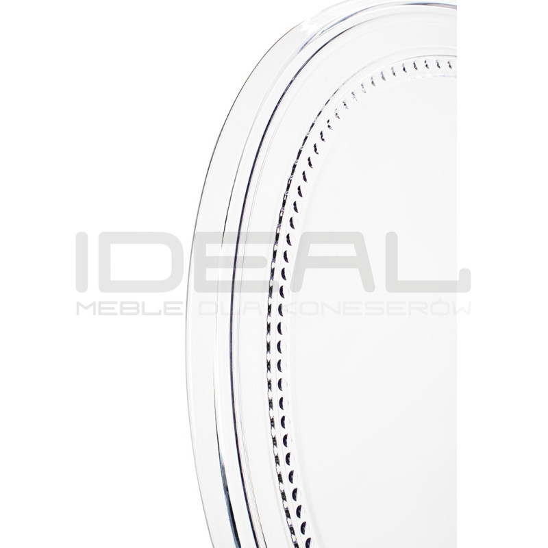 Krzesło glamour przezroczyste PRINCE ARM