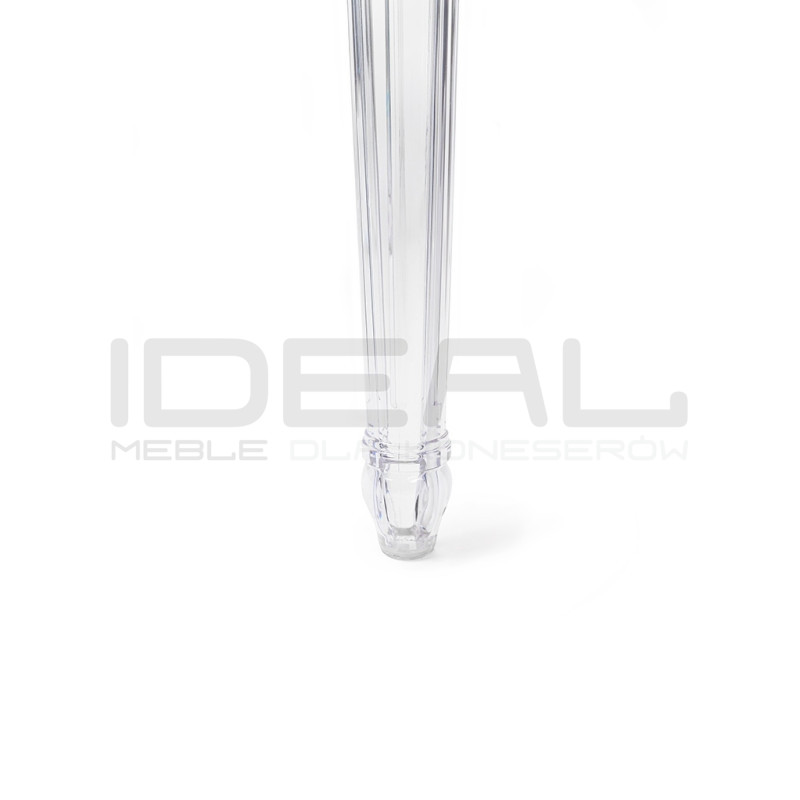 Krzesło glamour przezroczyste PRINCE ARM