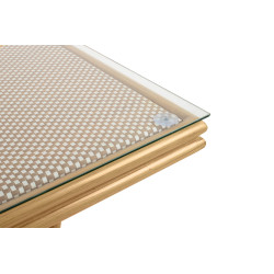 Stół Boho Bistro Paris rattan