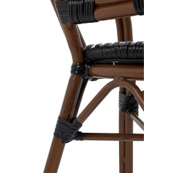 Krzesło Boho Caffe Paris z podłokietnikami