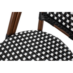 Krzesło Boho Caffe Paris z podłokietnikami