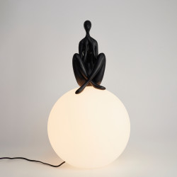 LAMPA STOŁOWA WOMAN-3 CZARNA 35