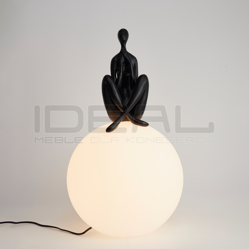 LAMPA STOŁOWA WOMAN-3 CZARNA 35