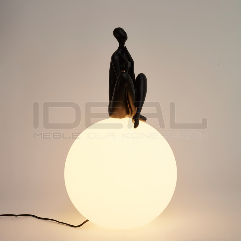 LAMPA STOŁOWA WOMAN-3 CZARNA 35