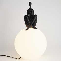 LAMPA STOŁOWA WOMAN-3 CZARNA 35