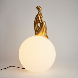 LAMPA STOŁOWA WOMAN-3 ZŁOTA 35