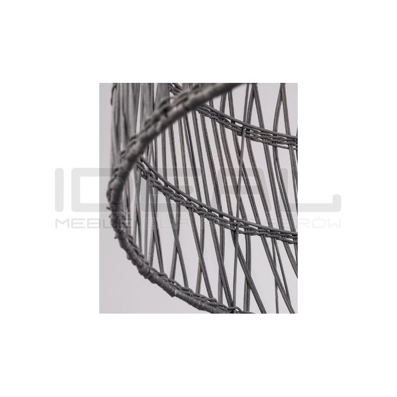 Lampa wisząca Boho Monaco szary rattan