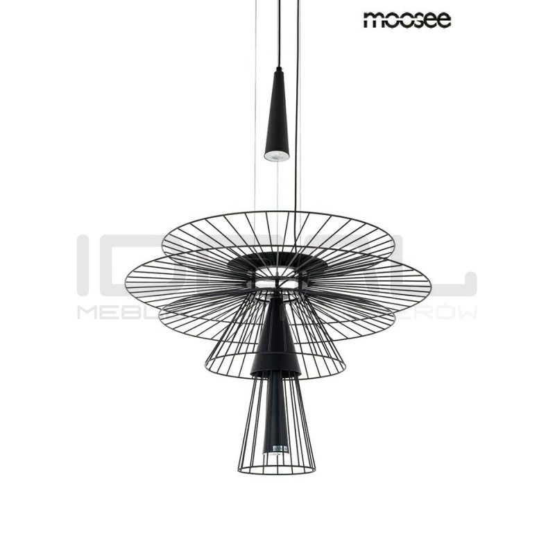 Lampa Wisząca geometryczna SESTO 250 czarna