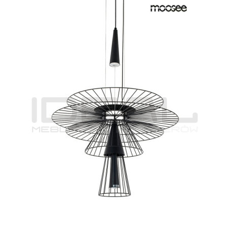Lampa Wisząca geometryczna SESTO 250 czarna