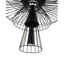 Lampa Wisząca geometryczna SESTO 250 czarna