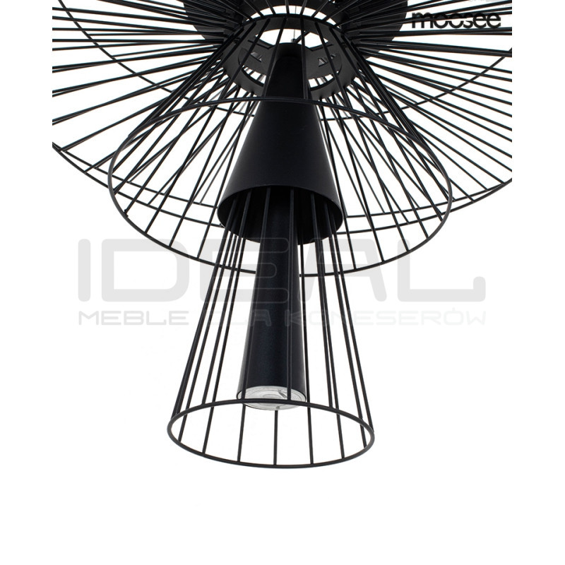 Lampa Wisząca geometryczna SESTO 250 czarna