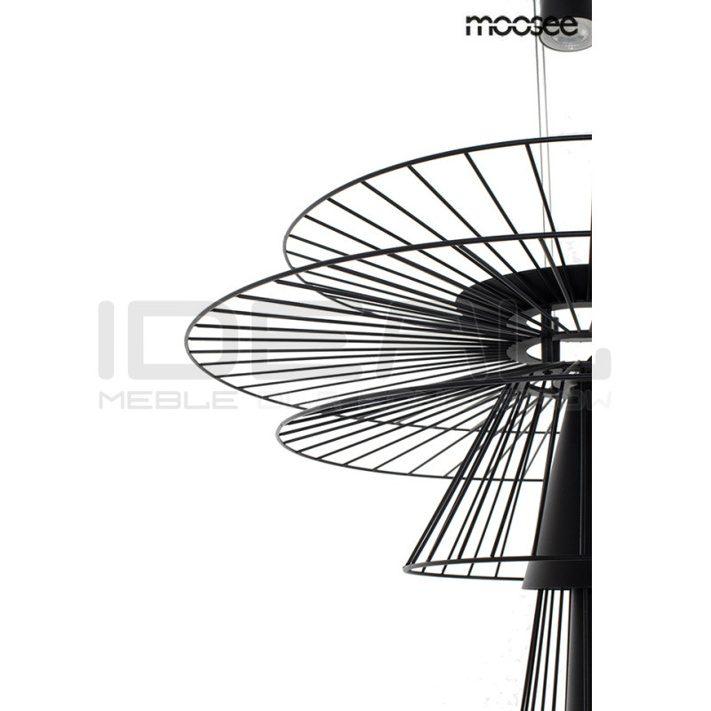 Lampa Wisząca geometryczna SESTO 250 czarna