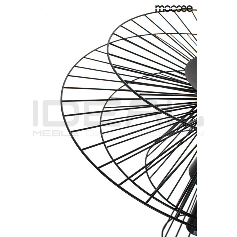 Lampa Wisząca geometryczna SESTO 250 czarna