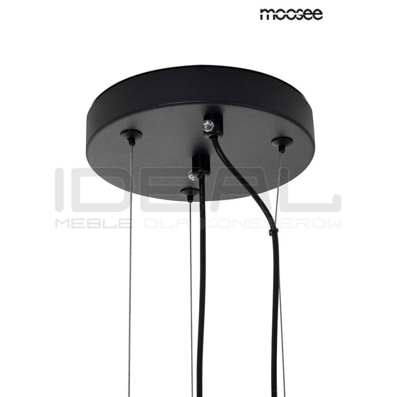 Lampa Wisząca geometryczna SESTO 250 czarna