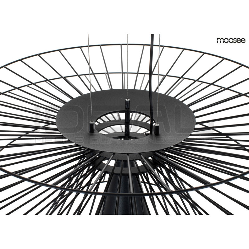 Lampa Wisząca geometryczna SESTO 250 czarna